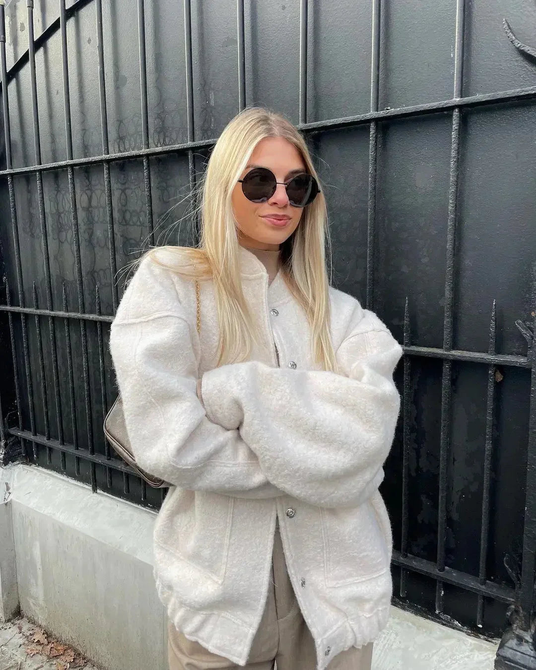 Stylische Damenjacke Tweet Design