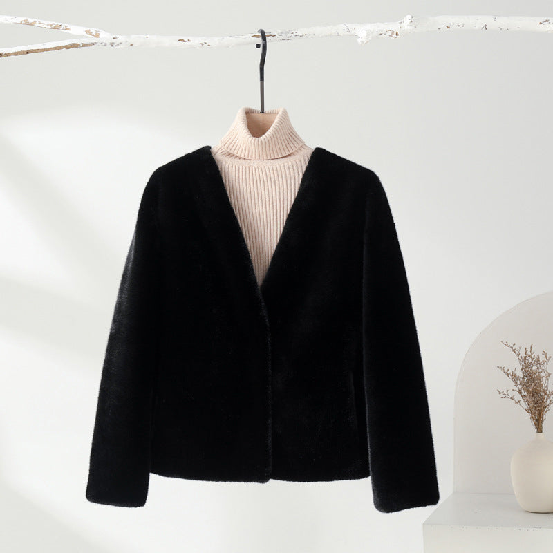 Luxus Mantel Damen Velluto Charme