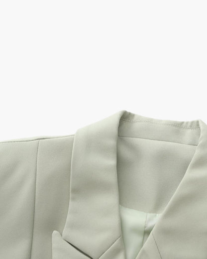 Sommerblazer Damen Oliv Grün Elegant