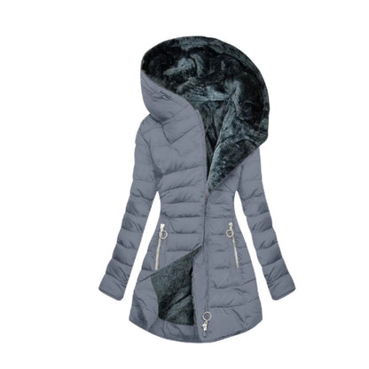 Warme Fleecejacke Damen Soft Gesteppt