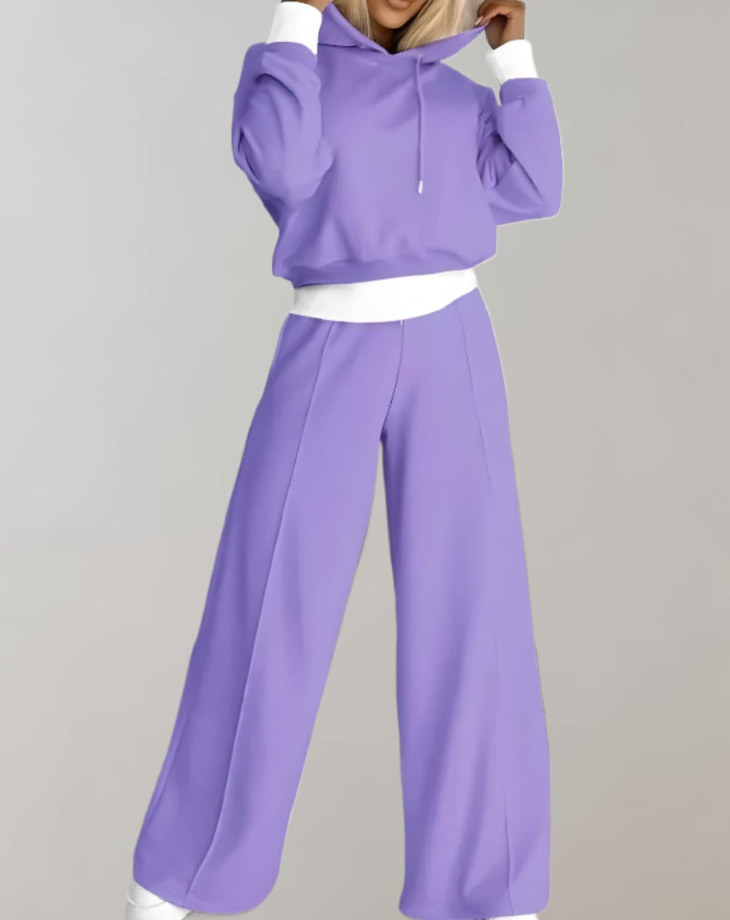Damen Loungewear Set mit Kapuze und Jogginghose