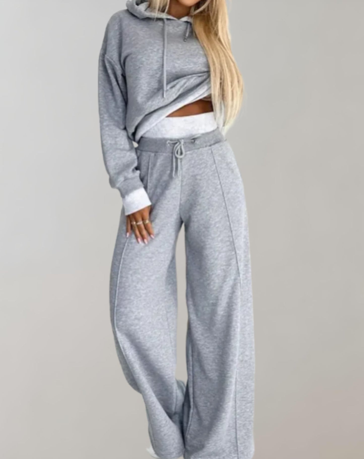 Damen Loungewear Set mit Kapuze und Jogginghose