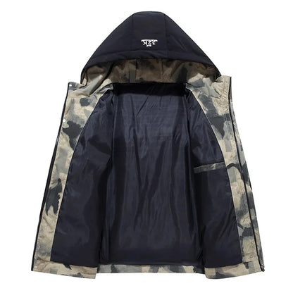 Warme Winterjacke Mit Kapuze - IdealeKleiden