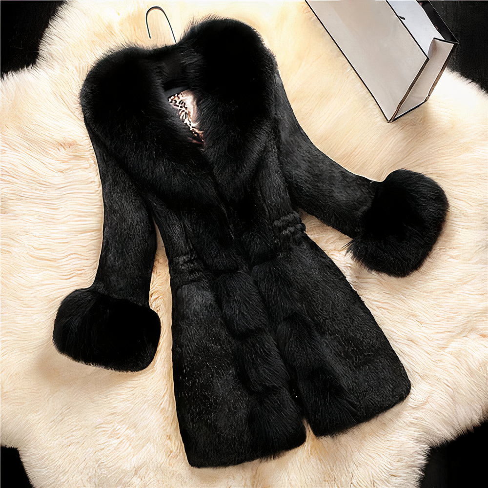 Modische Kunstfelljacke Elegant Damen