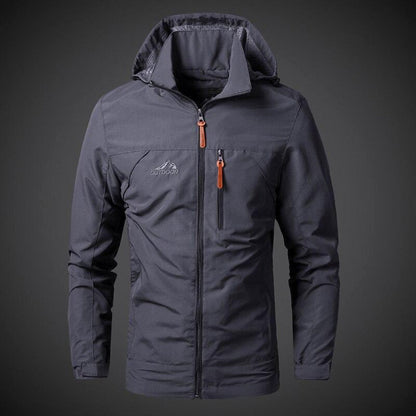 Wasser- und Winddichte Herren Outdoorjacke Regenjacke