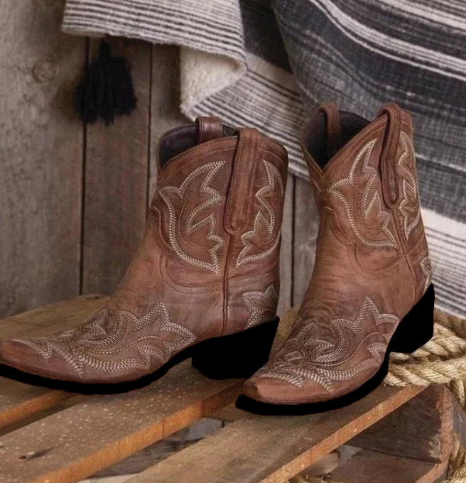 Stilvolle Cowboy-Stiefel - IdealeKleiden