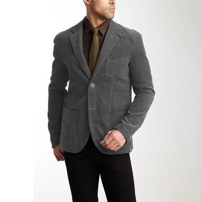 Herren Cordjacke Elegant Braun