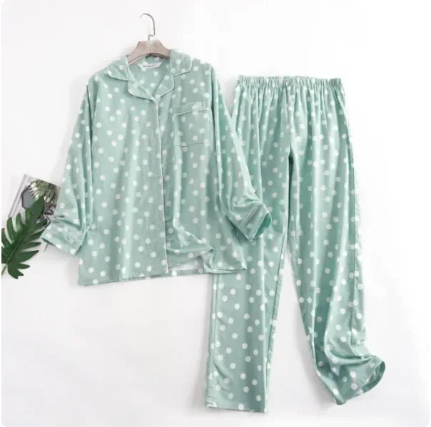 Damen Pyjama Set Bunt Gemütlich