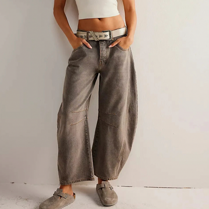 Retro-Jeans Damen Relaxed Fit - IdealeKleiden