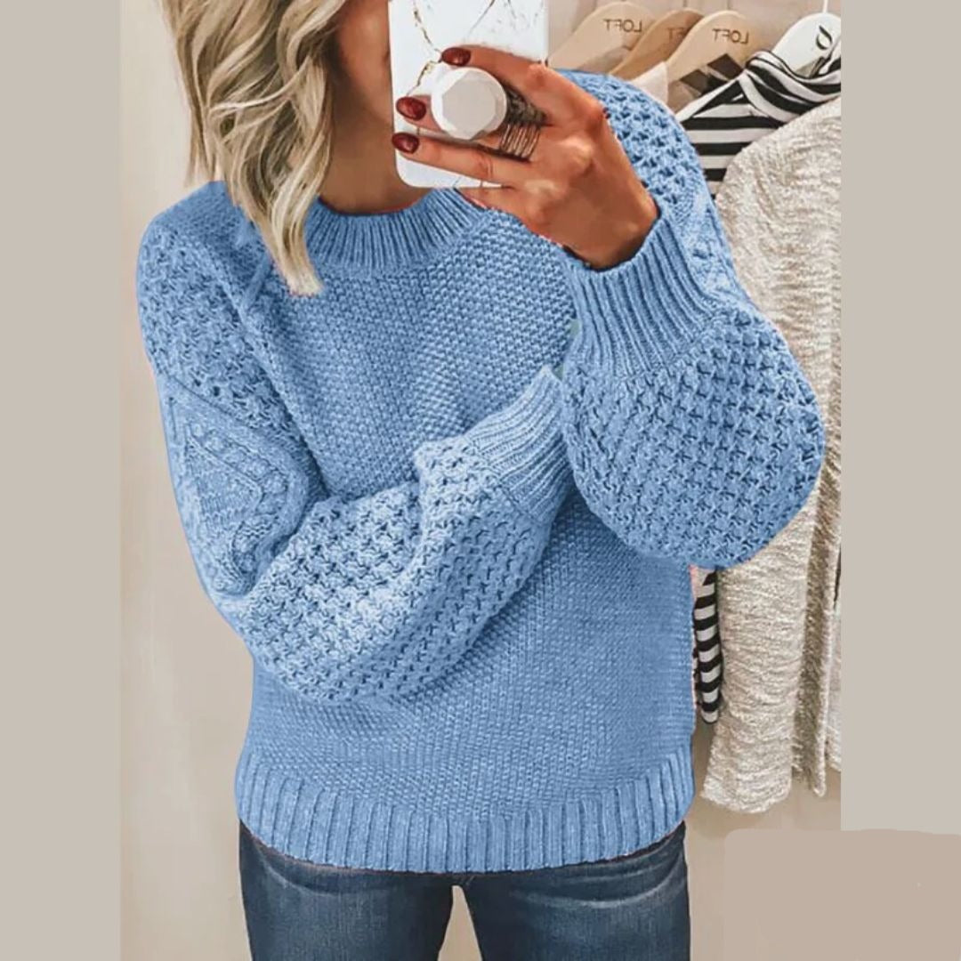 Weiche Strickpullover Damen Elegant - IdealeKleiden