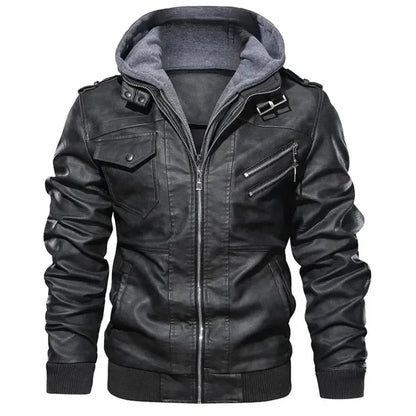 Eleganter Lederblouson Herren Bikerjacke