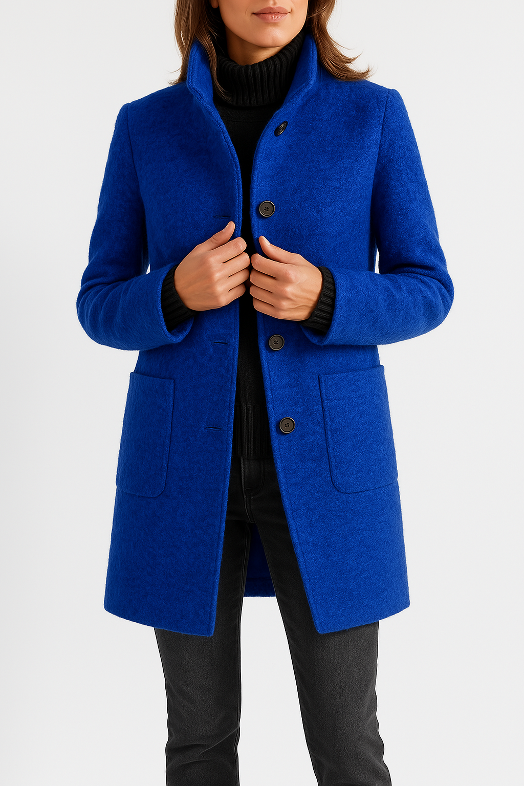 Stylischer Wollmantel Damen Isabella