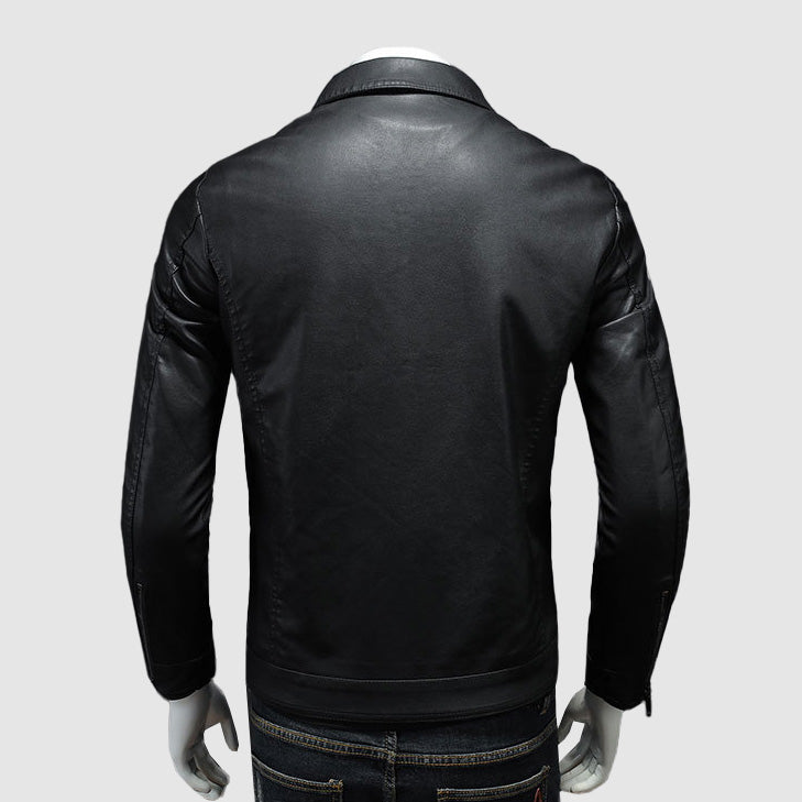 Frühlings Lederjacke Elegant Damen - IdealeKleiden