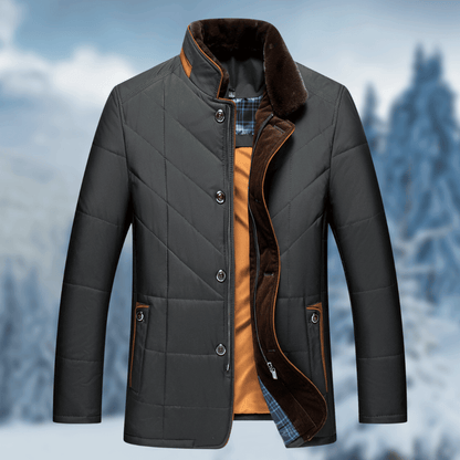Lange Wintersteppjacke Warm und Stylish