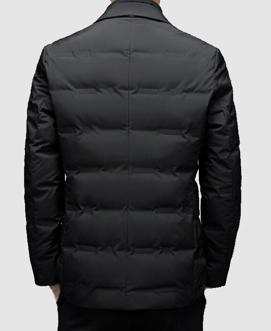 Herren Winterparka Steppjacke Blazer-Style - IdealeKleiden