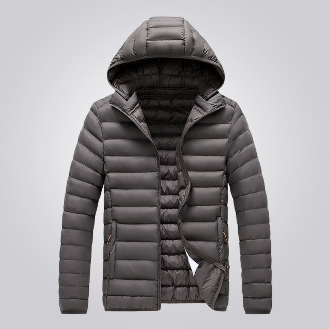 Wattierte Winterjacke Damen Kapuze Abnehmbar