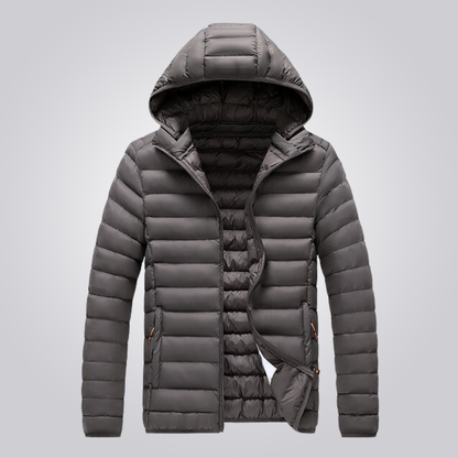 Wattierte Winterjacke Damen Kapuze Abnehmbar
