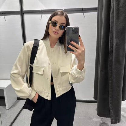 Modische Bomberjacke Casual Style