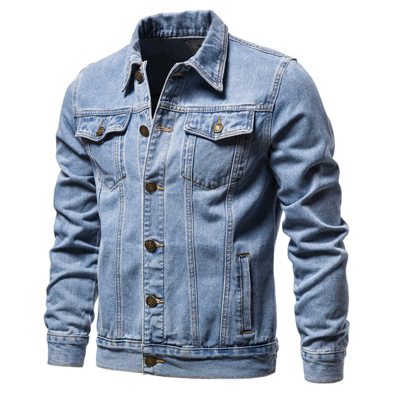 Herren Jeansjacke Klassisch Schnitt