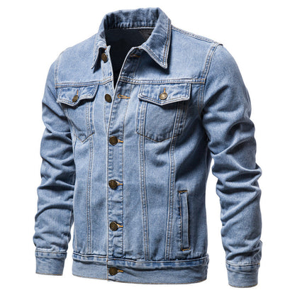 Herren Jeansjacke Klassisch Schnitt