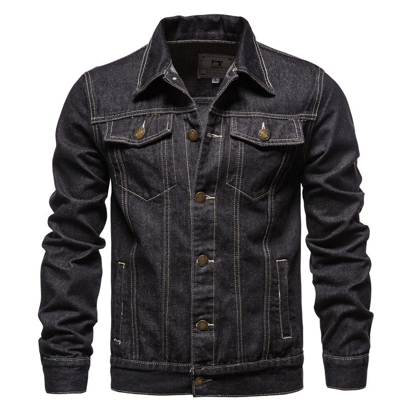 Herren Jeansjacke Klassisch Schnitt