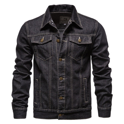 Herren Jeansjacke Klassisch Schnitt