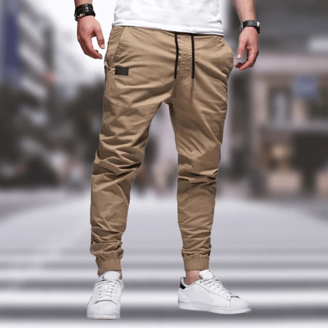 Herren Jogger Hose Slim Fit Bequem