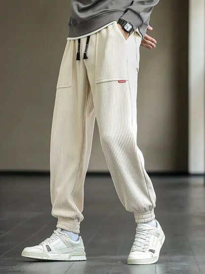 Herren Cordhosen Bequem Baggy Stil