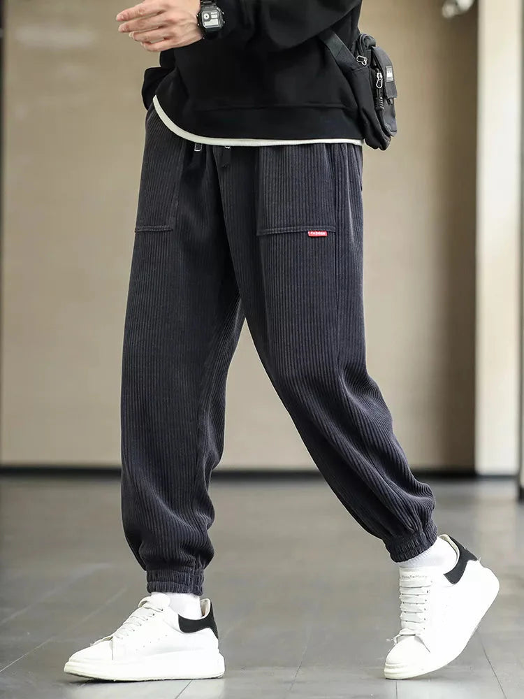 Herren Cordhosen Bequem Baggy Stil