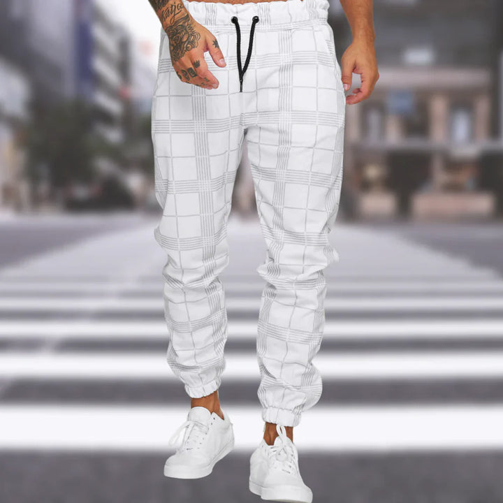 Herrenhose Karo Modern Stylish