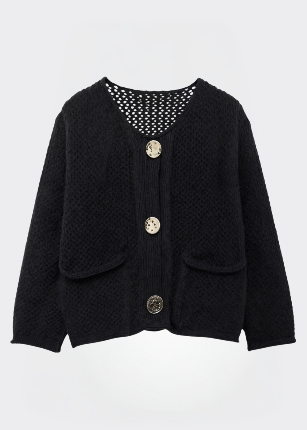 Damen Strickjacke Weich mit Knöpfen