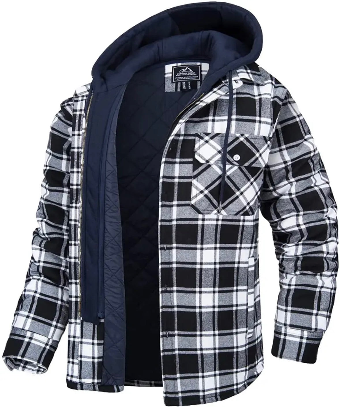 Karo Herrenjacke Warm Winter