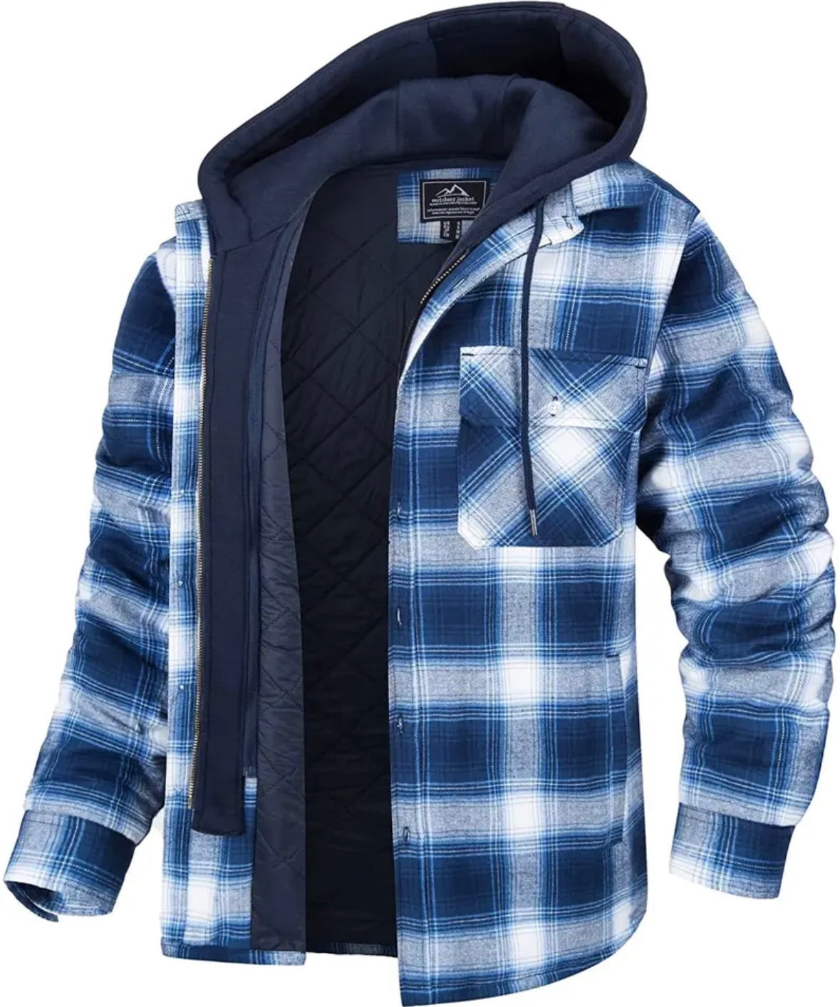 Karo Herrenjacke Warm Winter - IdealeKleiden