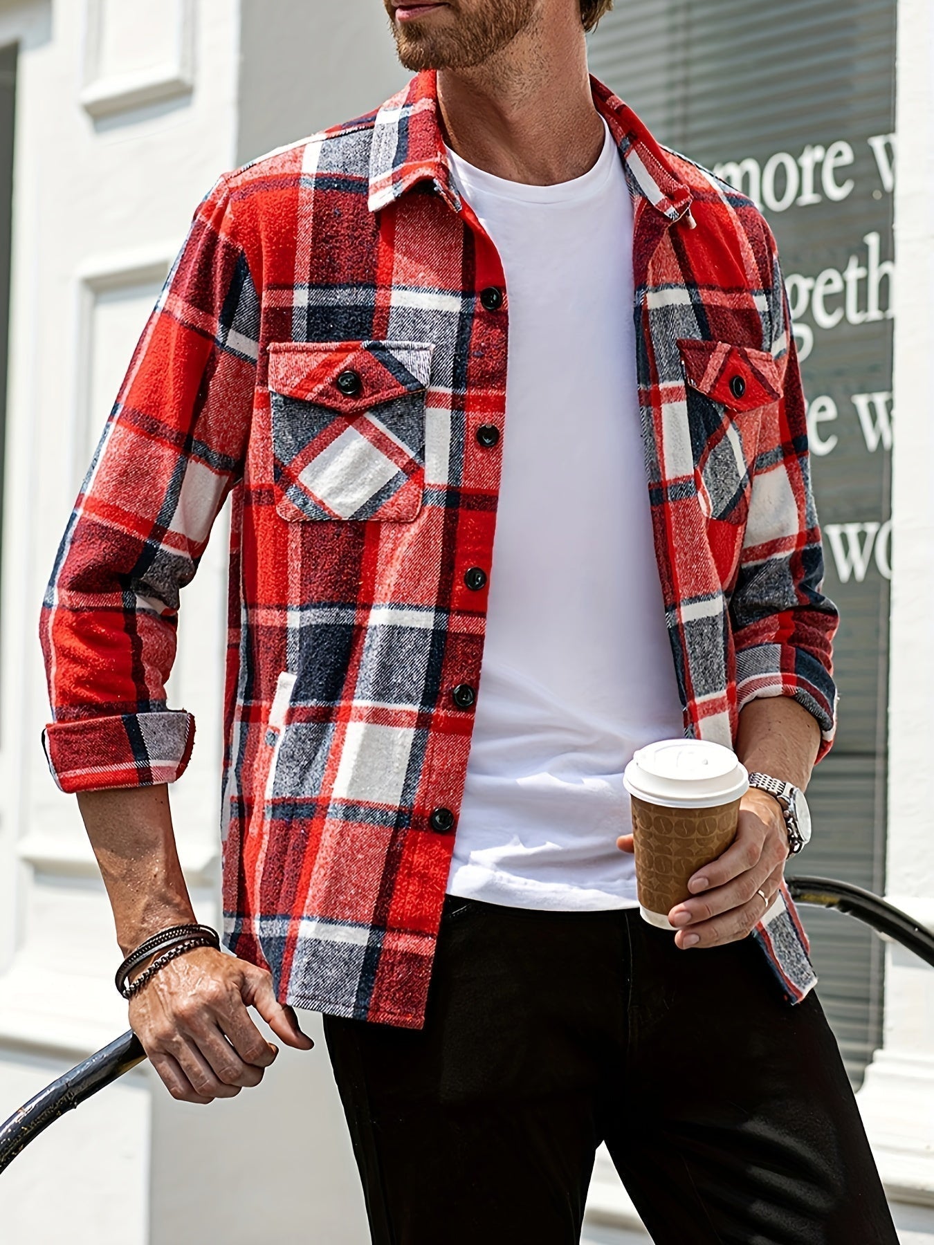 Herren Hemd Langarm Modern