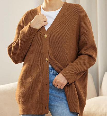 Damen Cardigan Oversized Herbst Modell