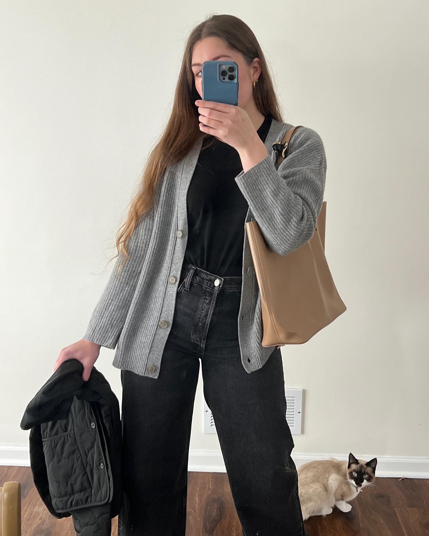 Damen Cardigan Oversized Herbst Modell