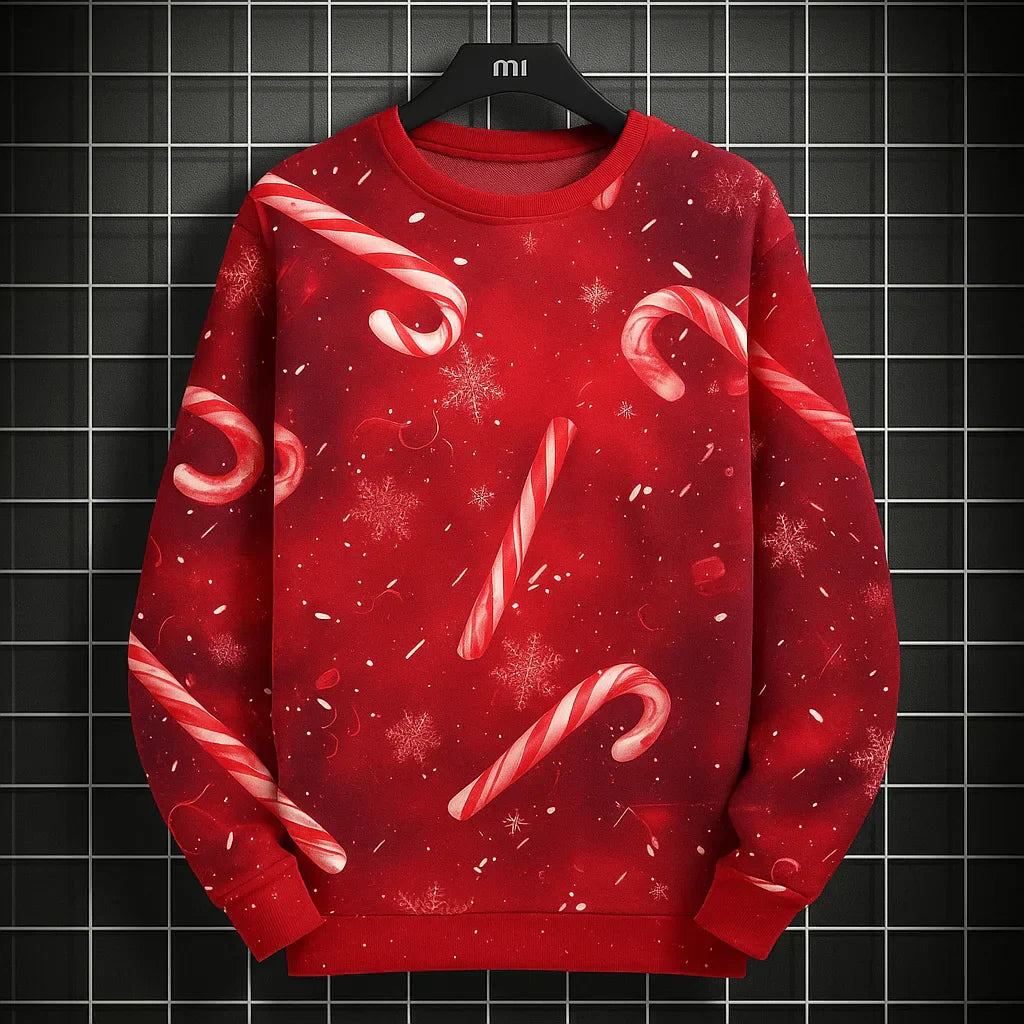 Weihnachts Sweatshirt Herren - Bequem & Einzigartig 3D Druck