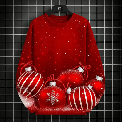 Weihnachts Sweatshirt Herren - Bequem & Einzigartig 3D Druck