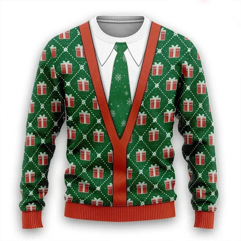 Weihnachtspullover 3D Design Warm & Stylish