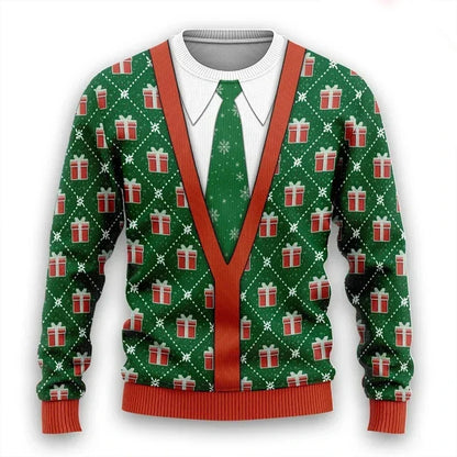Weihnachtspullover 3D Design Warm & Stylish