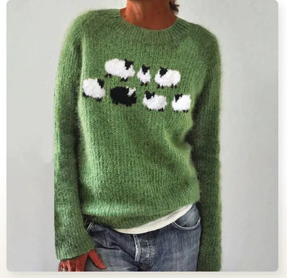 Herbstpullover Retro Style