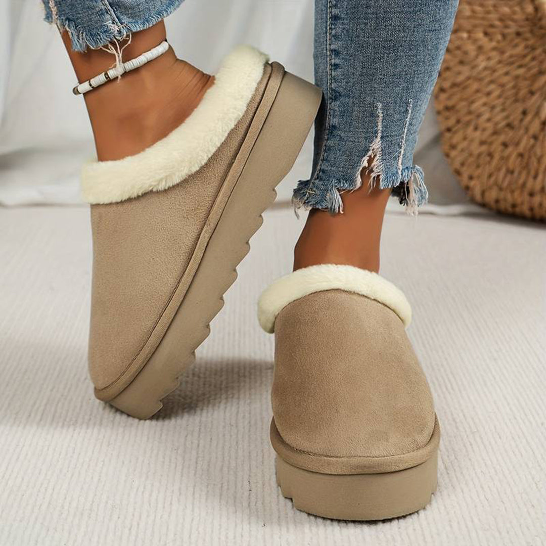 Elegante Damen Wollpantoffeln Luxus Qualität