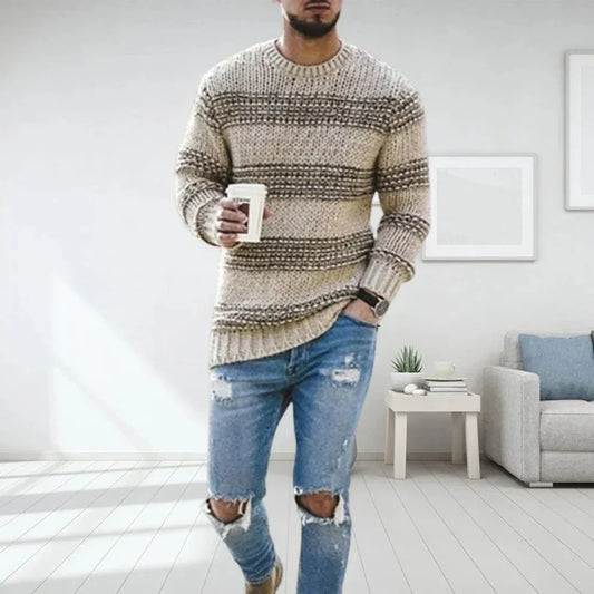 Carlo Herren Pullover Weich Strick - IdealeKleiden