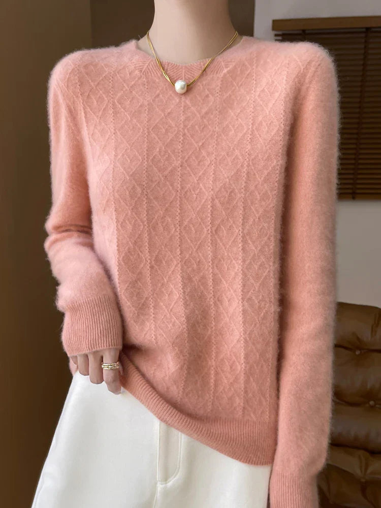 Weiche Merino Wollpullover Damen
