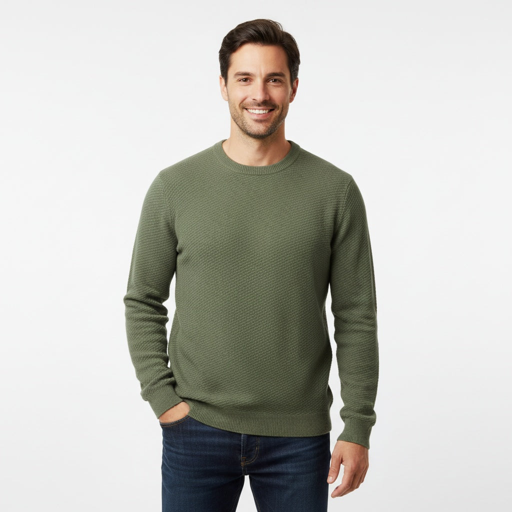 Weiche Strickpullover Damen Rundhals