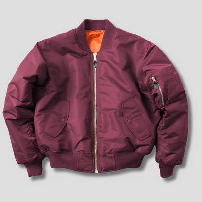 Unisex Bomberjacke Klassisch Damen Herren