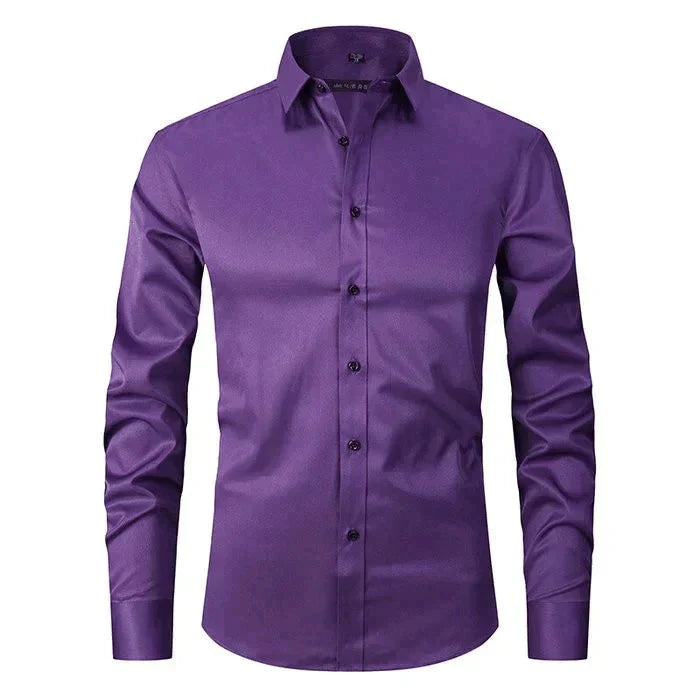 Herren Hemd Stretch Knitterfrei Modern