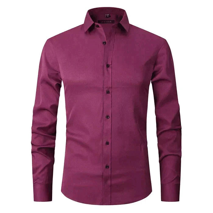Herren Hemd Stretch Knitterfrei Modern