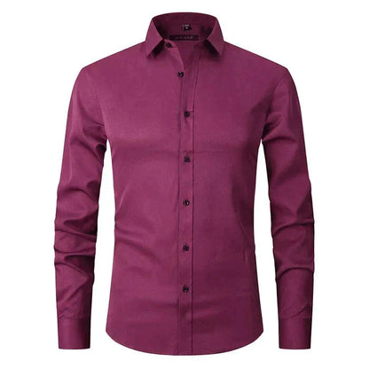 Herren Hemd Stretch Knitterfrei Modern