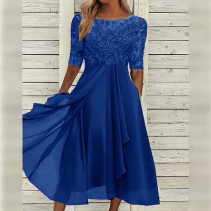 Elegantes Damenkleid Mittellänge Cocktail
